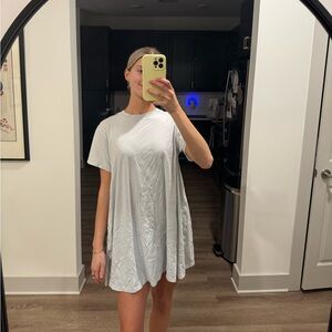 Lululemon All Yours Tee  T-Shirt Dress - Ocean Air - SIZE 4